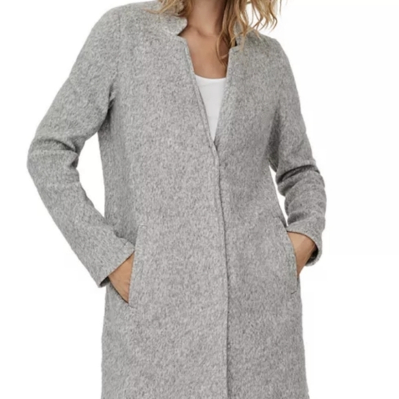 Vero Moda long blazer in grey - Picture 4 of 4